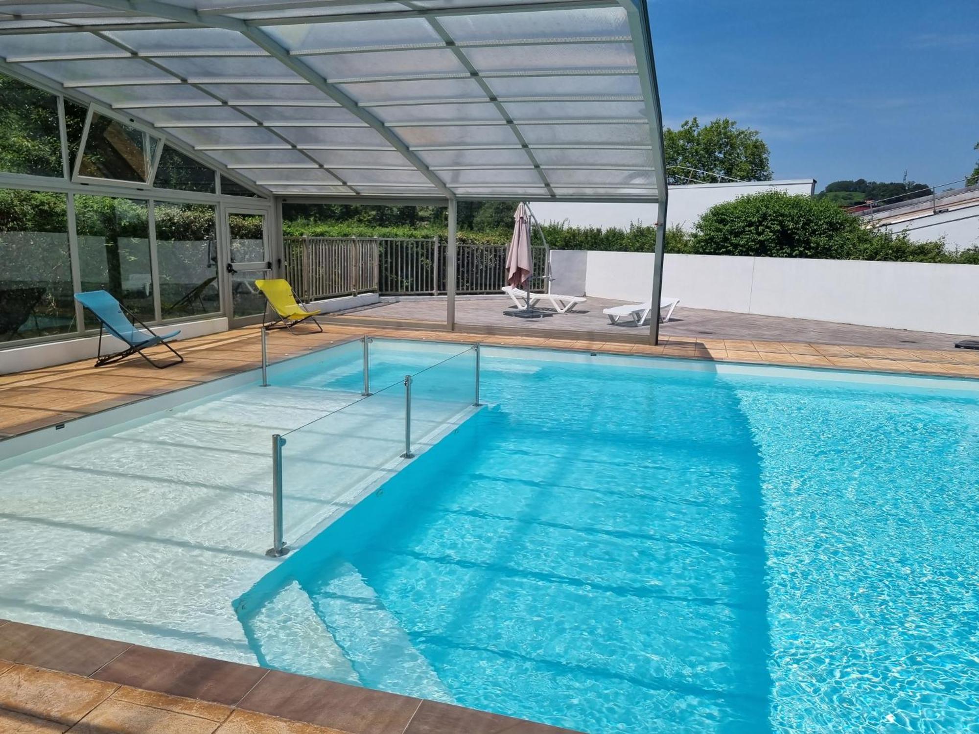 Chalet Etxetxoa, De 1 A 4 Personnes Avec Climatisation, Terrain Prive Et Piscine Hasparren Exterior foto